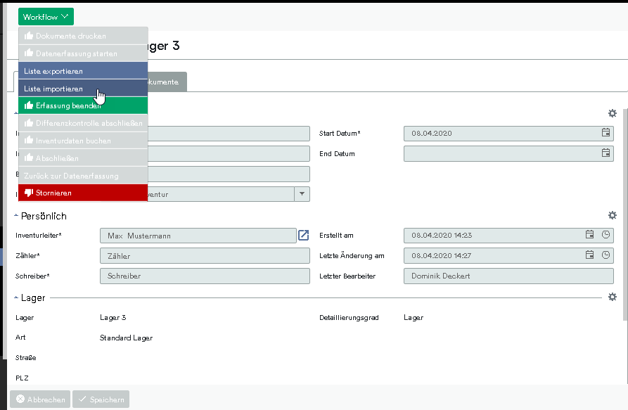 Workflow Liste importieren (7)