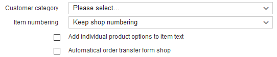 Automatical order transfer from shop Magento