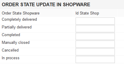 Order state update in Shopware