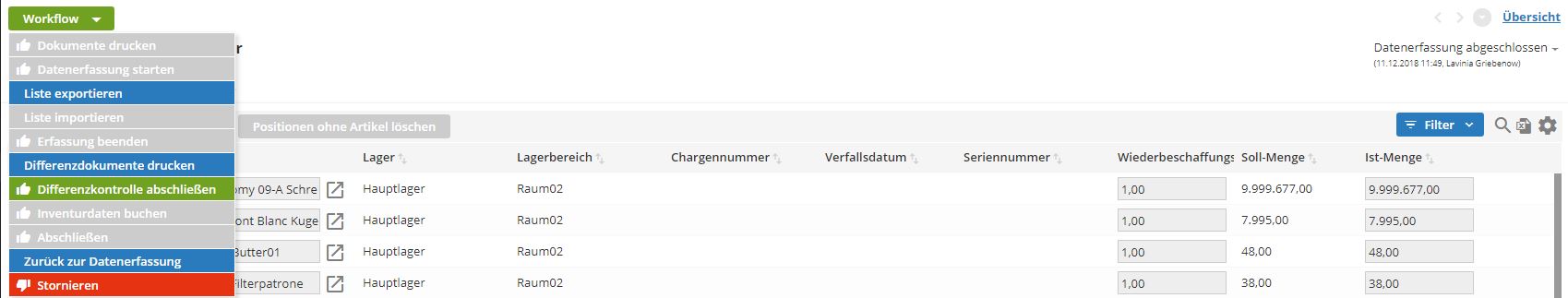Zurück zur Datenerfassung