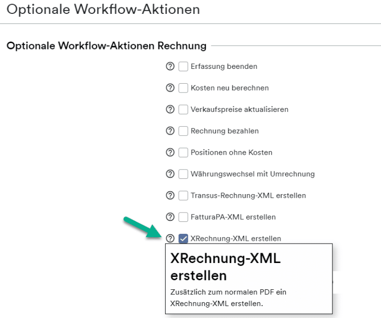XRechnungen - Wie werden sie erstellt und was ist zu beachten? - weclapp Support Portal