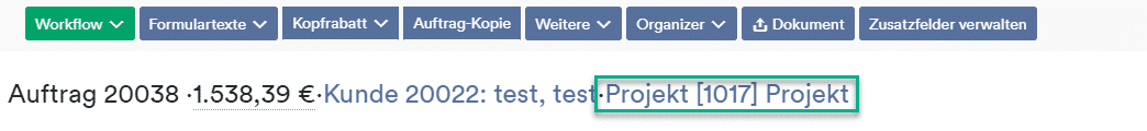 Projektlink Changelog