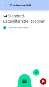 Umlagerung Ladehilfsmittel