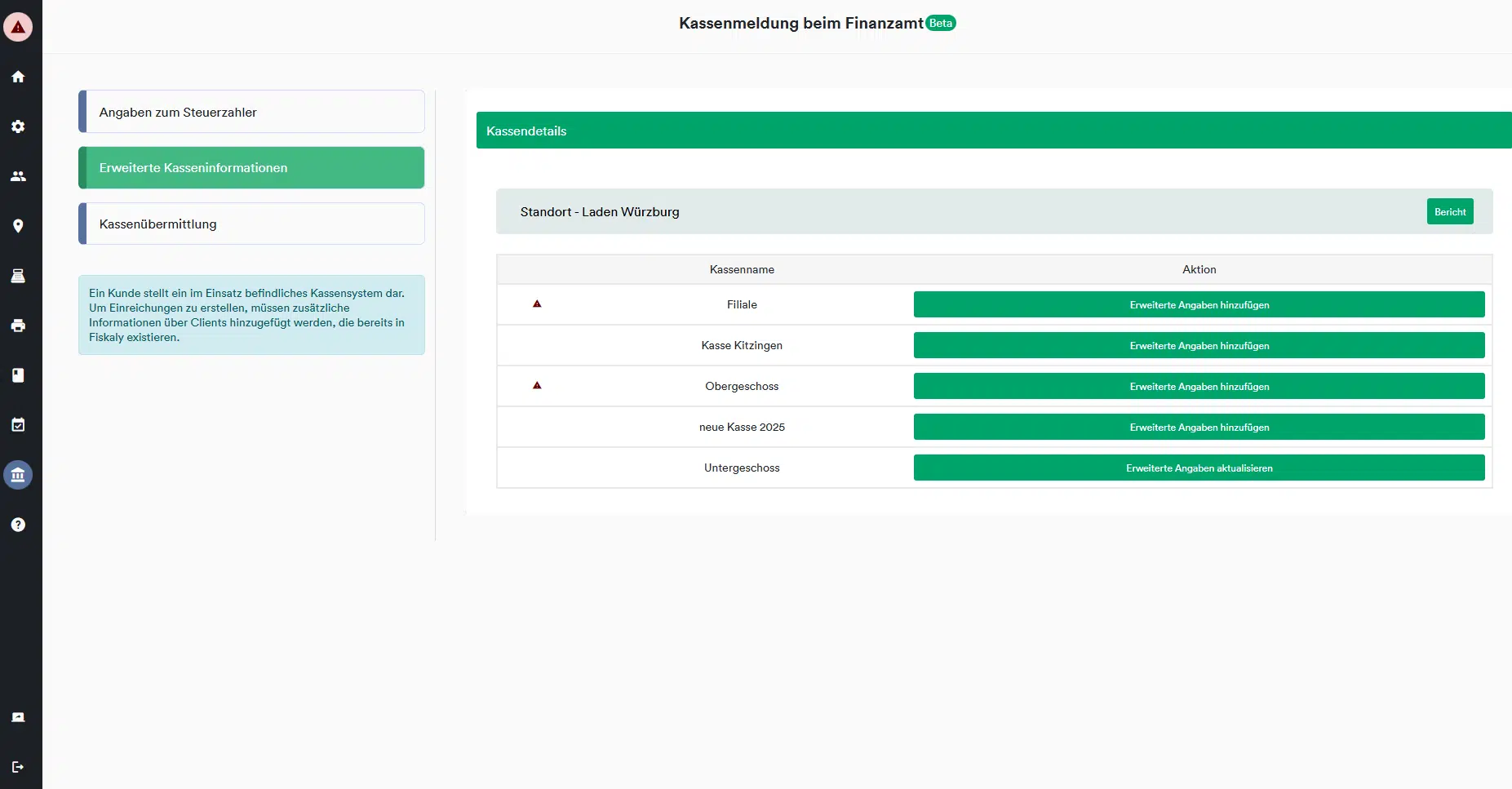 Kassenmeldung beim Finanzamt 2